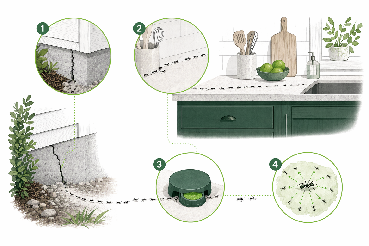 Illustration for: Ant control